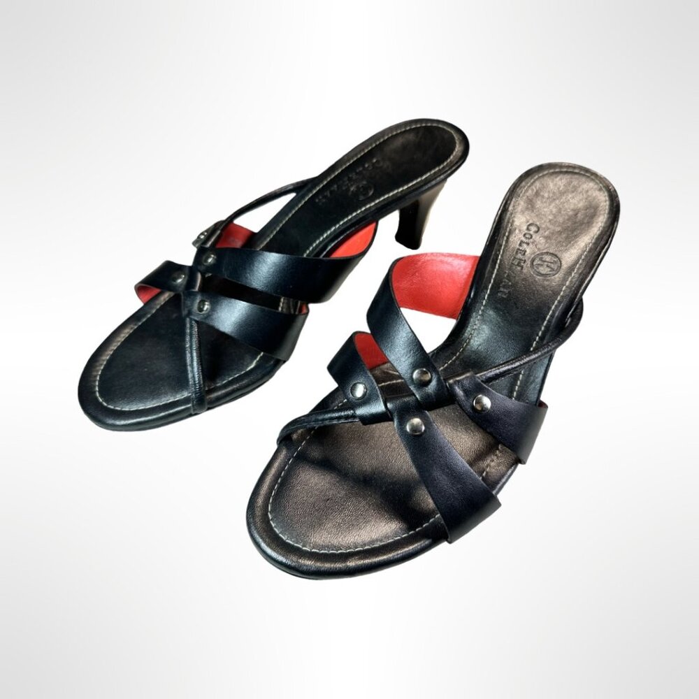 Cole Haan Black Mules, Size 5, excellent condition